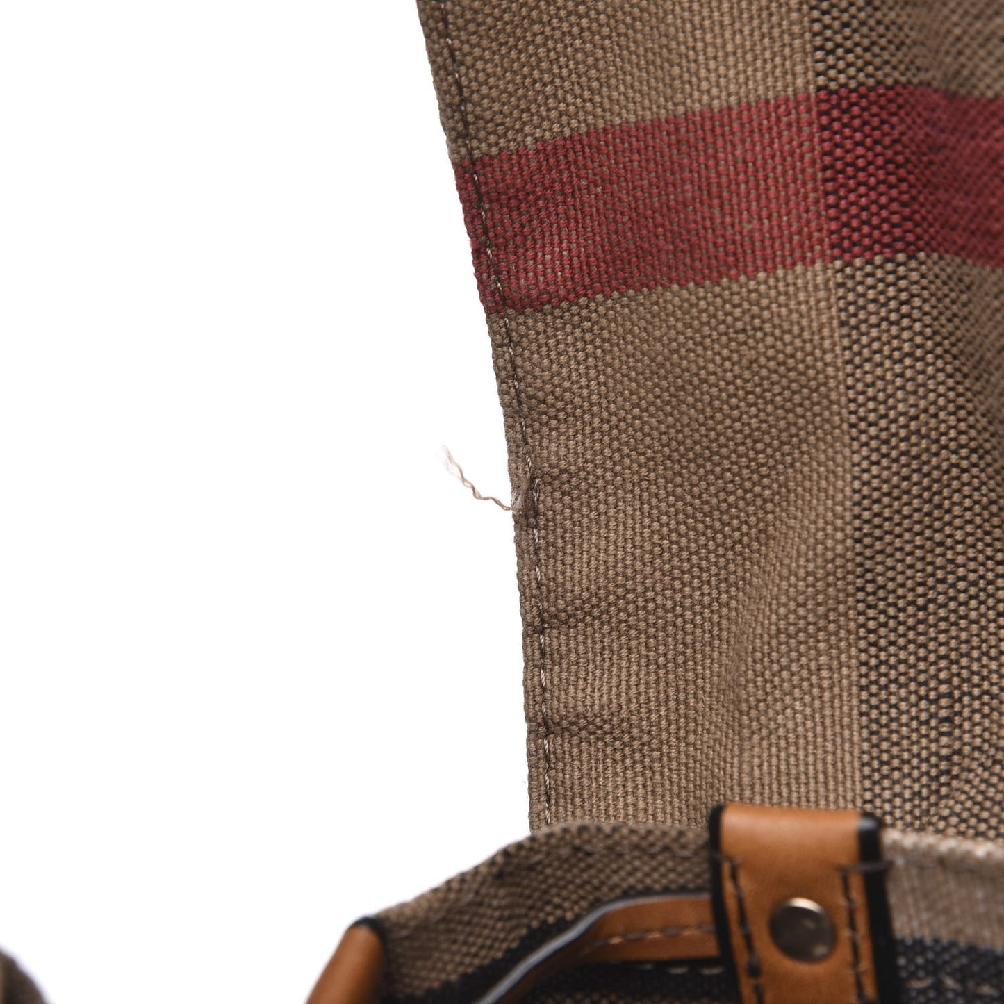 Canvas Mega Check Medium Kelshall Traveller Hobo Saddle Brown