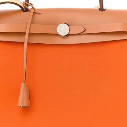 Hermes Toile Vache Hunter Herbag Zip 31 PM Orange 9 of 15