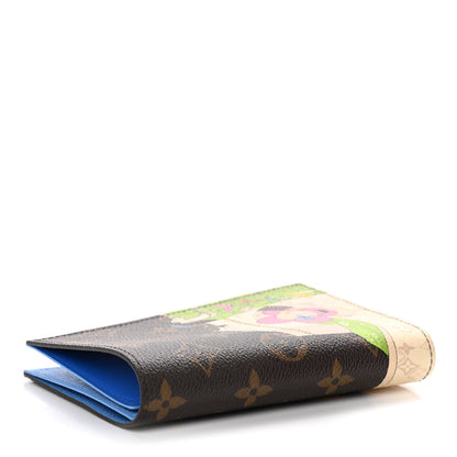 Louis Vuitton Monogram 2021 Christmas Animation China Passport Cover Myosotis Blue 4 of 11