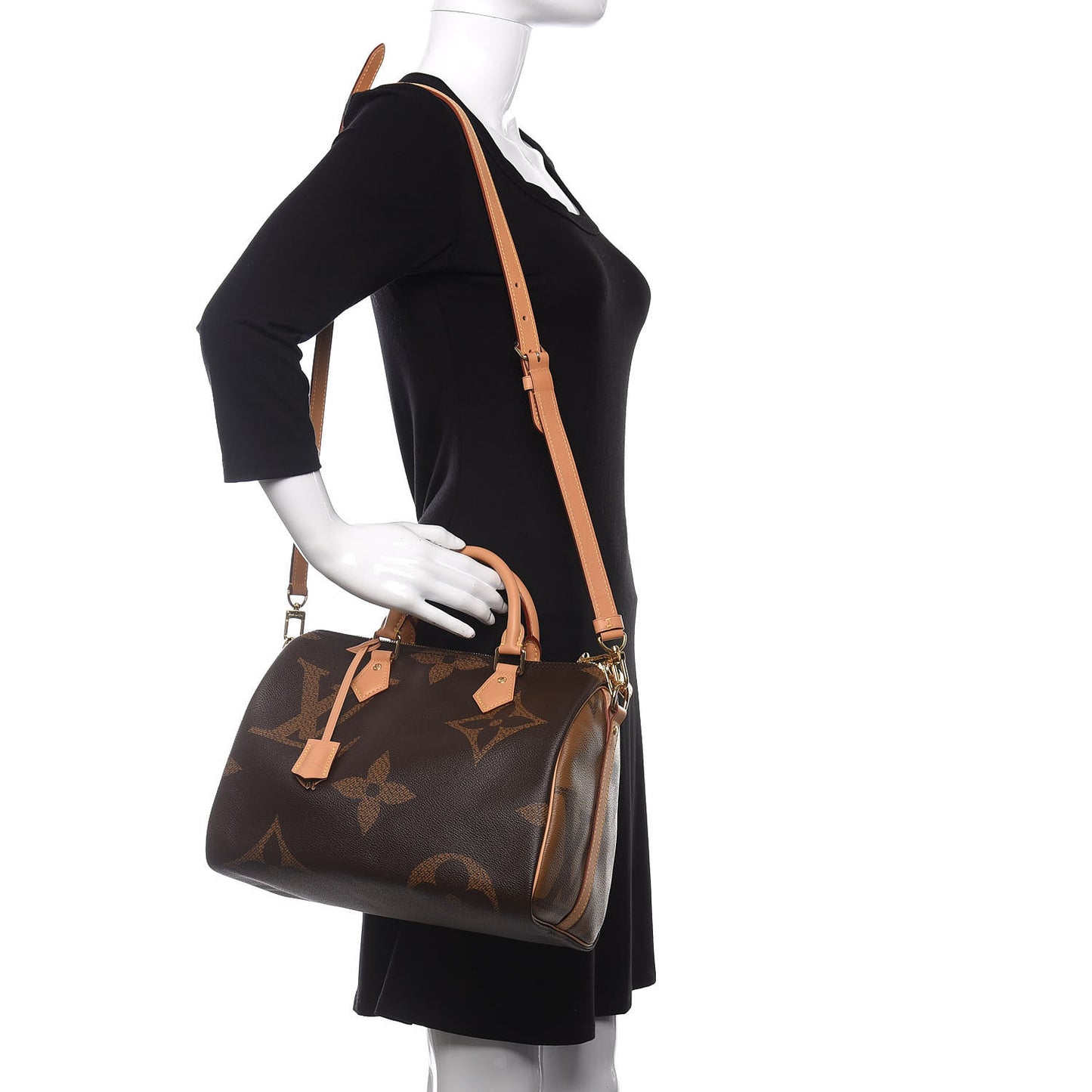 Reverse Monogram Giant Speedy Bandouliere 30