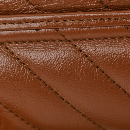 Gucci Azalea Calfskin Matelasse Diagonal Mini GG Marmont Shoulder Bag Cuir 17 of 18