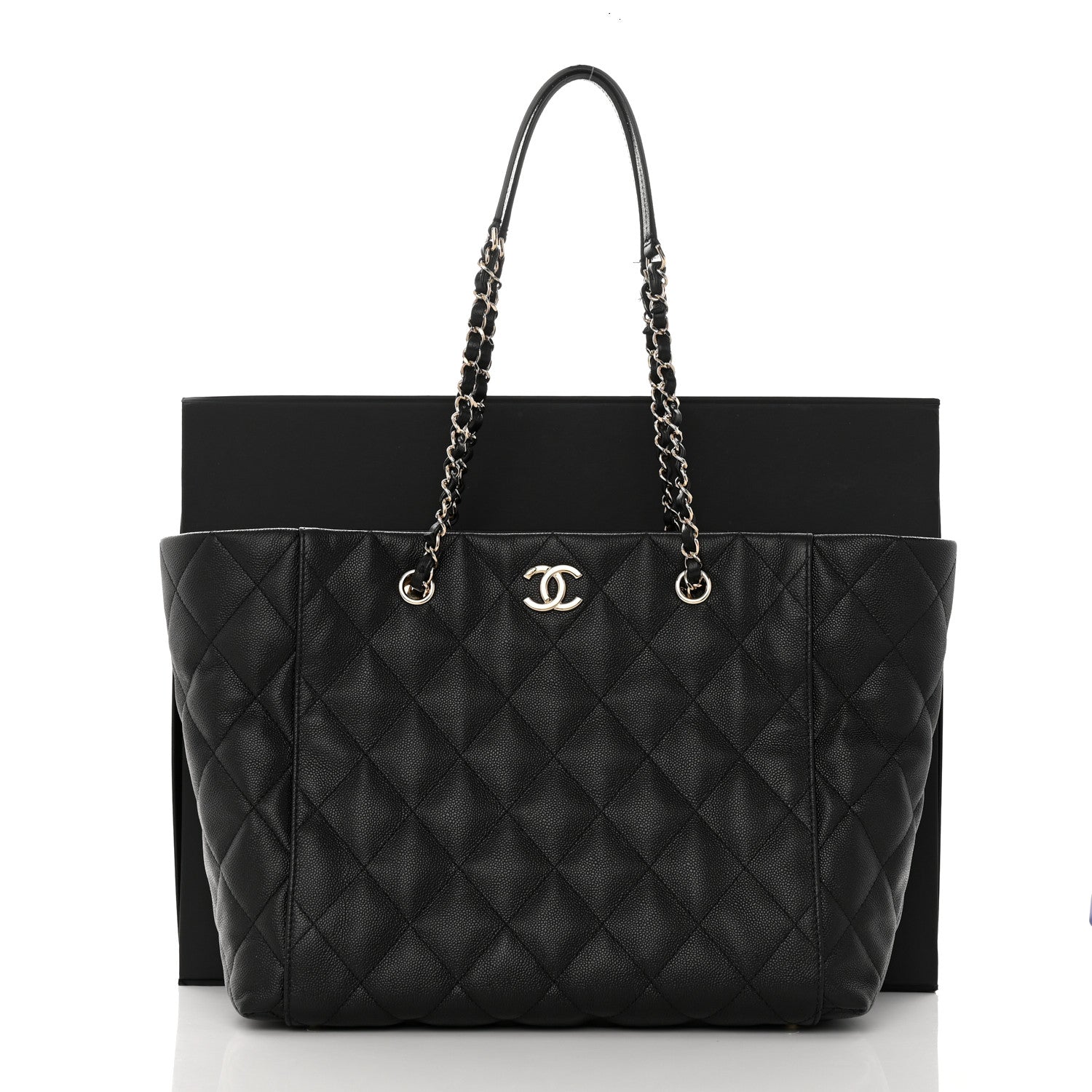 Chanel Caviar Quilted Large Shopping Tote Black 13 of 13