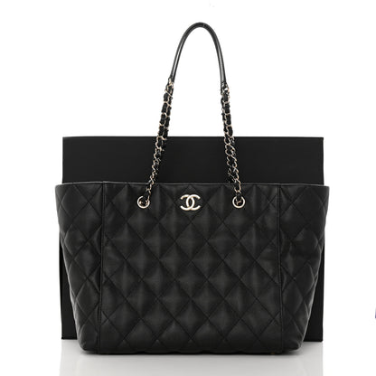 Chanel Caviar Quilted Large Shopping Tote Black 13 of 13