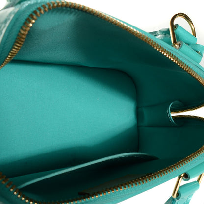 Louis Vuitton Vernis Alma BB Blue Lagon 5 of 8