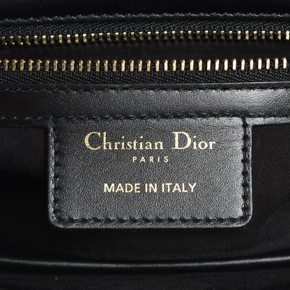 Christian Dior Calfskin D Fence Saddle Bag Black 6 of 8