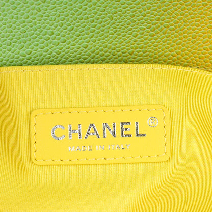 Chanel Caviar Quilted Medium Cuba Rainbow Boy Flap Multicolor 6 of 7