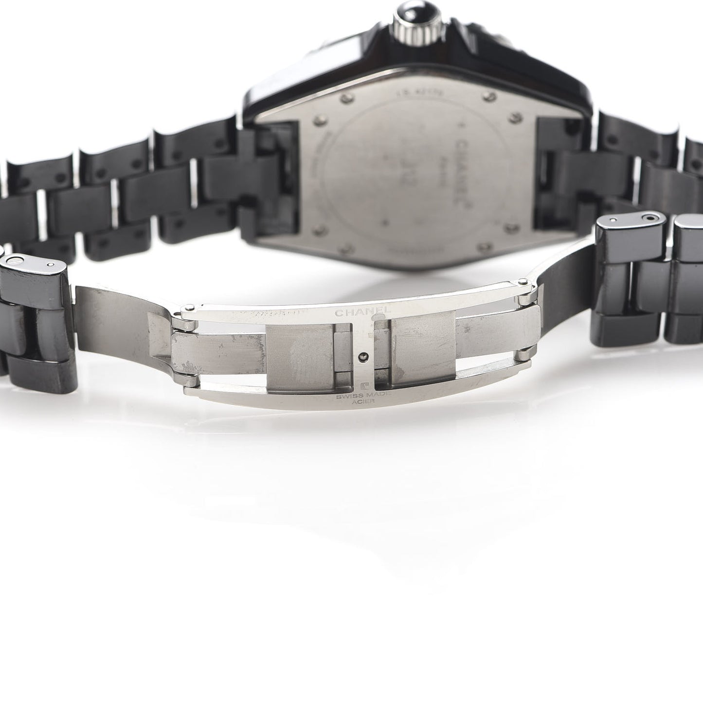 Stainless Steel Ceramic Ruby 38mm J12 Automatic Watch Black