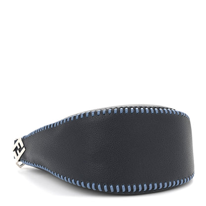 Fendi Vitello Cher Threading Small Melon Bag Dark Nuit 4 of 10