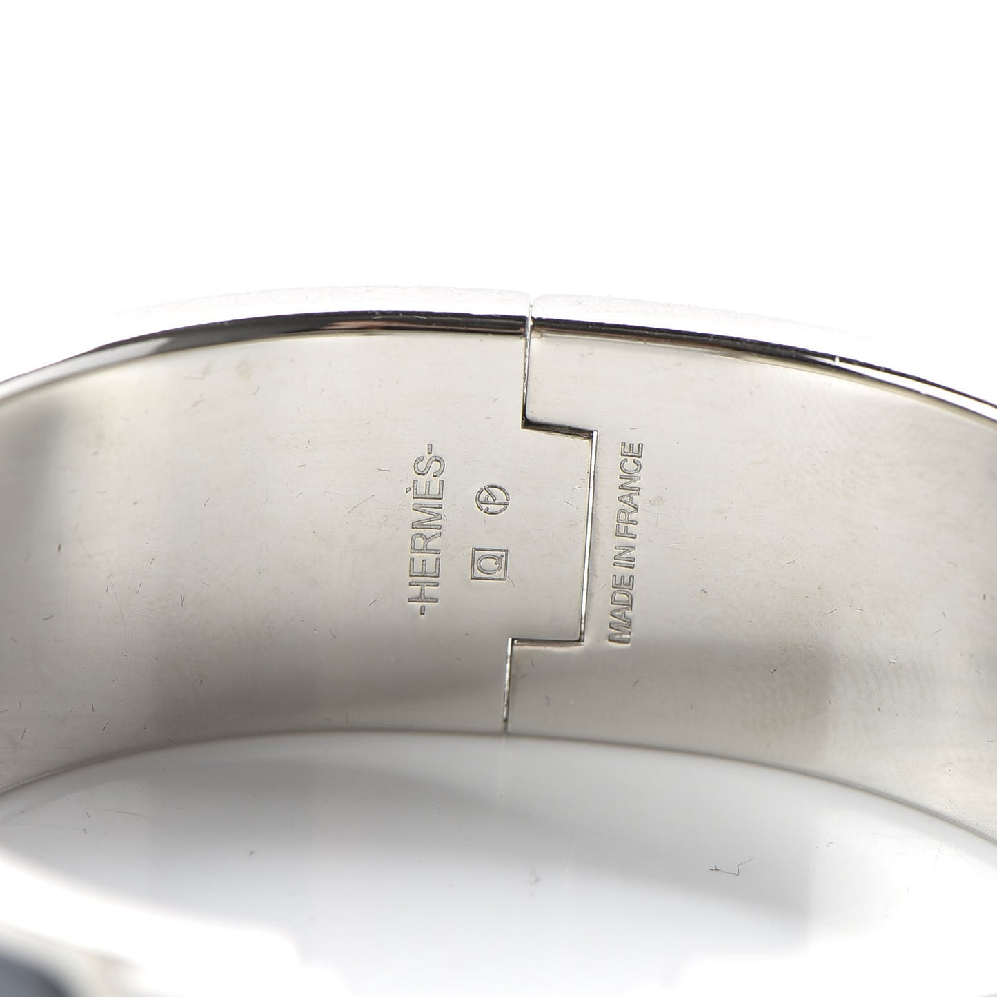 Enamel Wide Clic Clac H Bracelet GM Ardoise