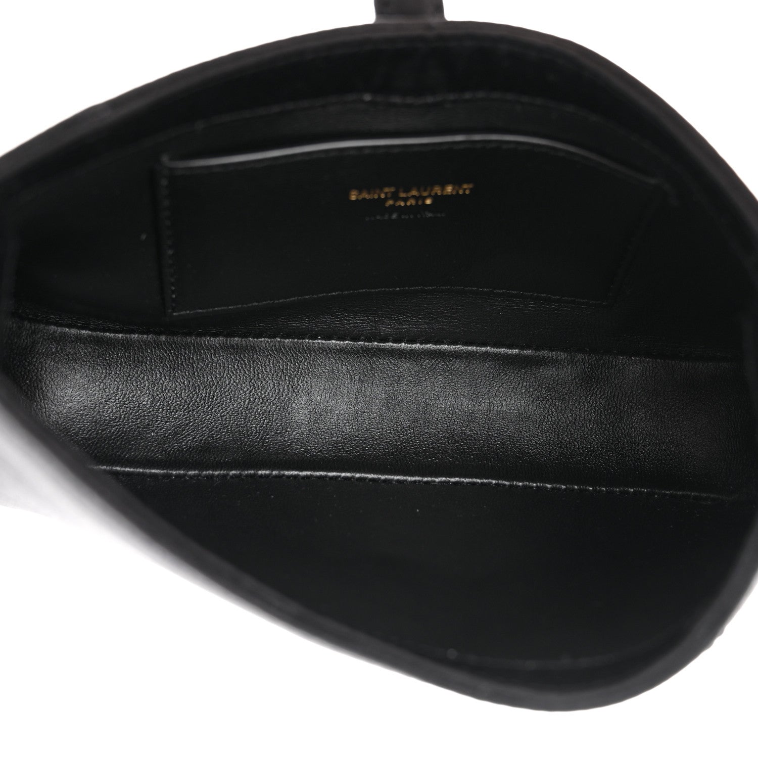 Saint Laurent Satin Le 5 A 7 Mini Hobo Black 5 of 10