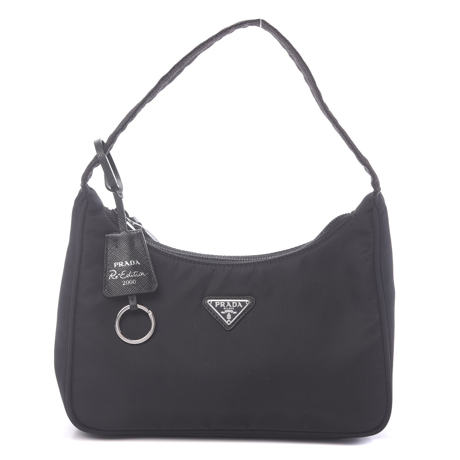 Prada Tessuto Nylon Mini Re-Edition 2000 Bag Black 1 of 10