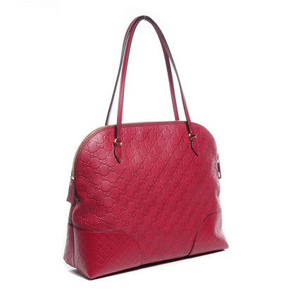 Gucci Guccissima Medium Bree Shoulder Bag Red 4 of 8