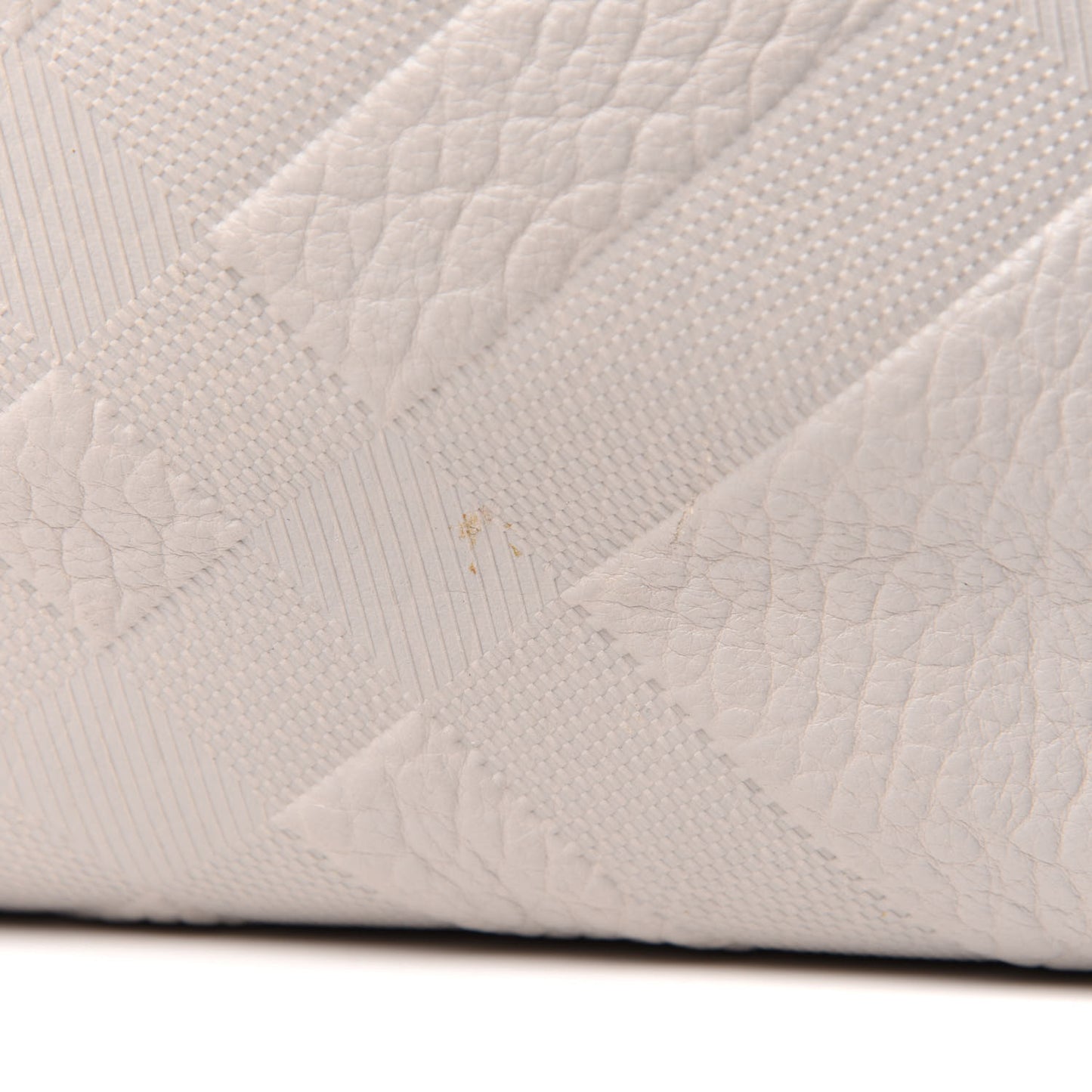 Heritage Grain Check Embossed Medium Lindburn Hobo Pale Grey