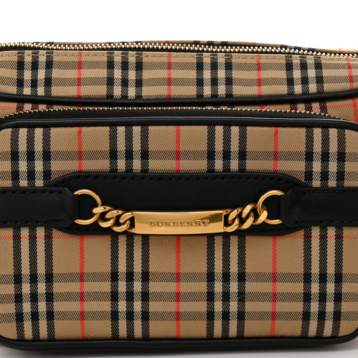 Burberry Cotton Vintage Check Large Bum Bag Archive Beige 8 of 13