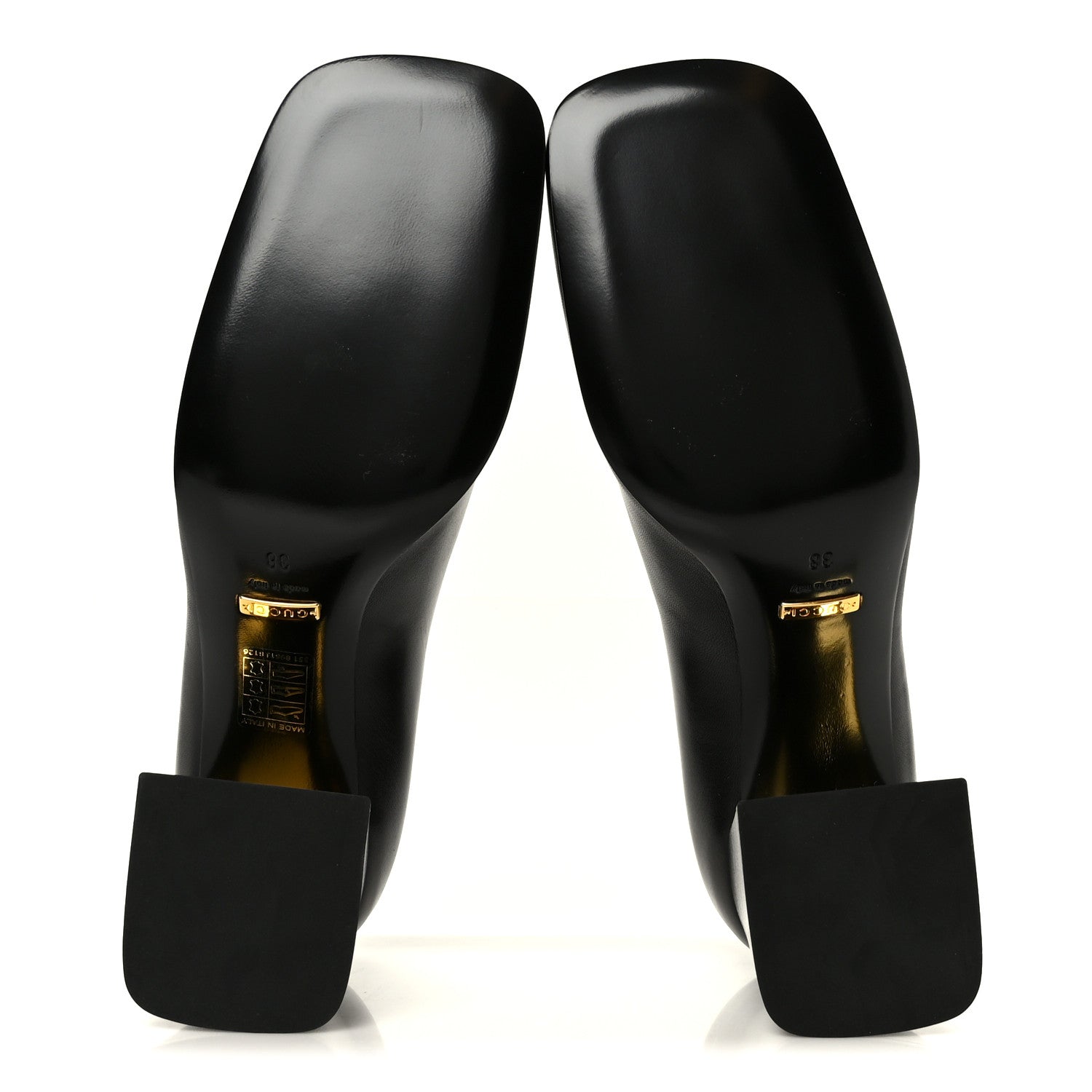 Gucci Malaga Kid Horsebit 75mm Pumps 38 Black 6 of 10