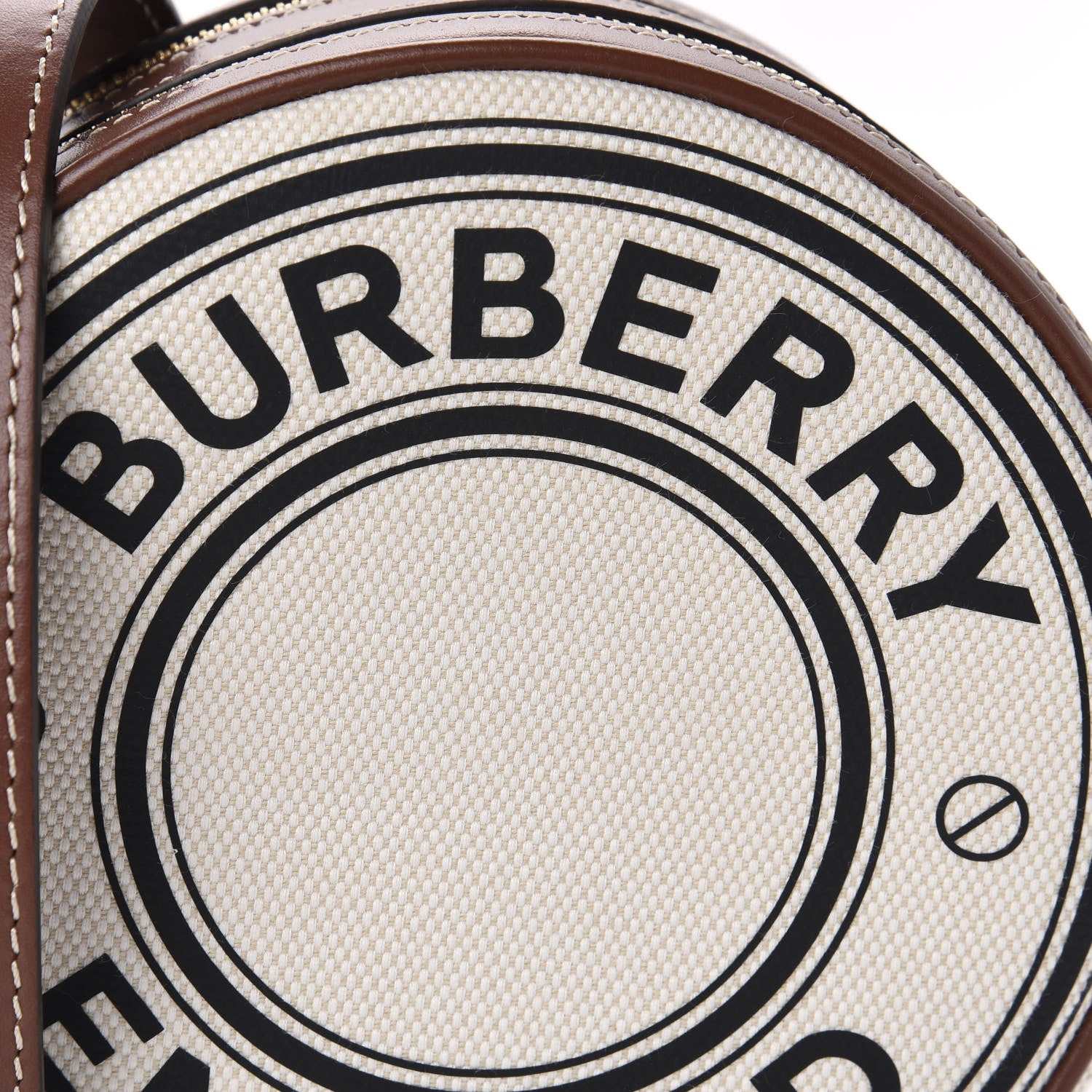 Burberry Canvas Calfskin Louise Bag Natural 10 of 11