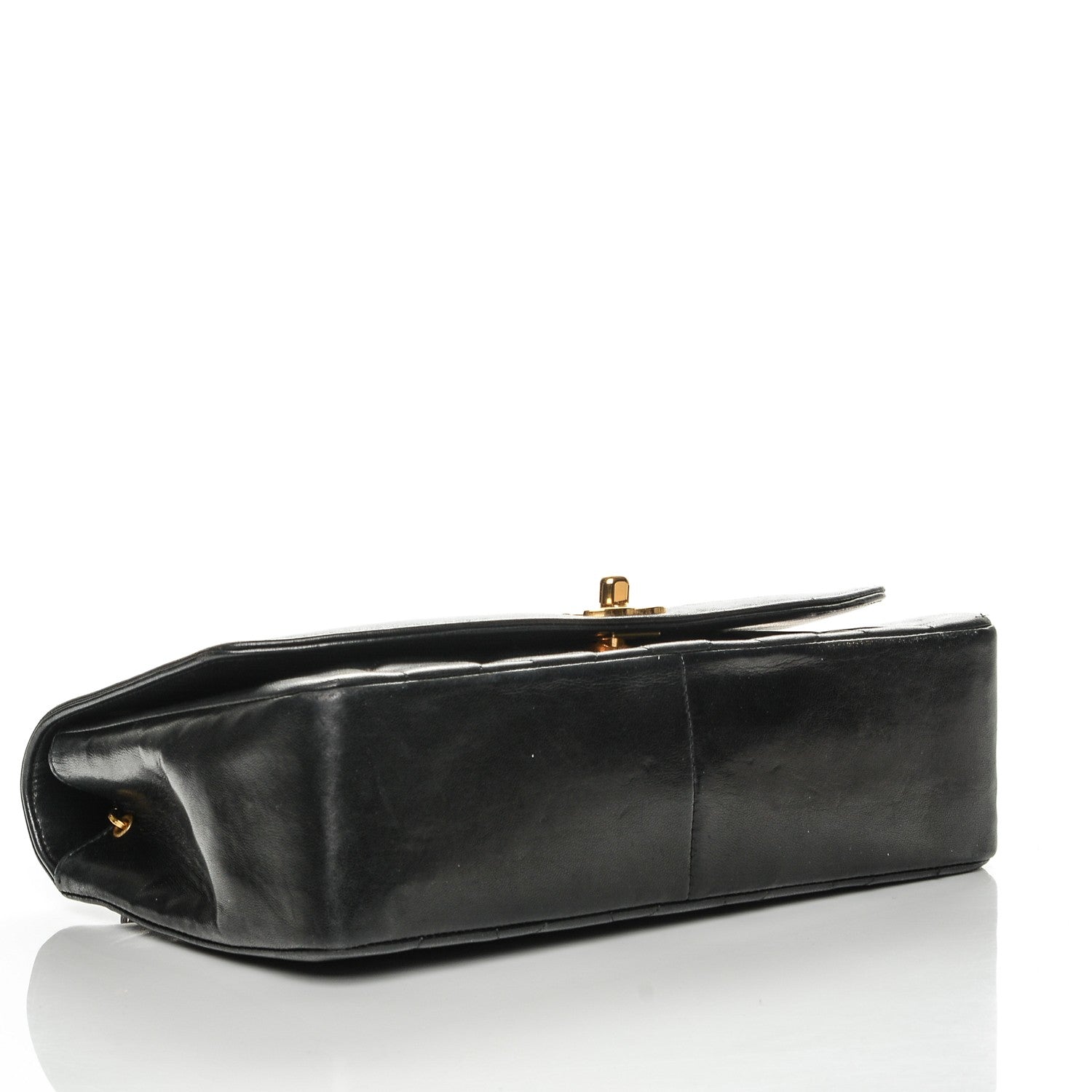 Chanel Lambskin Quilted Medium Single Flap Black 4 of 8