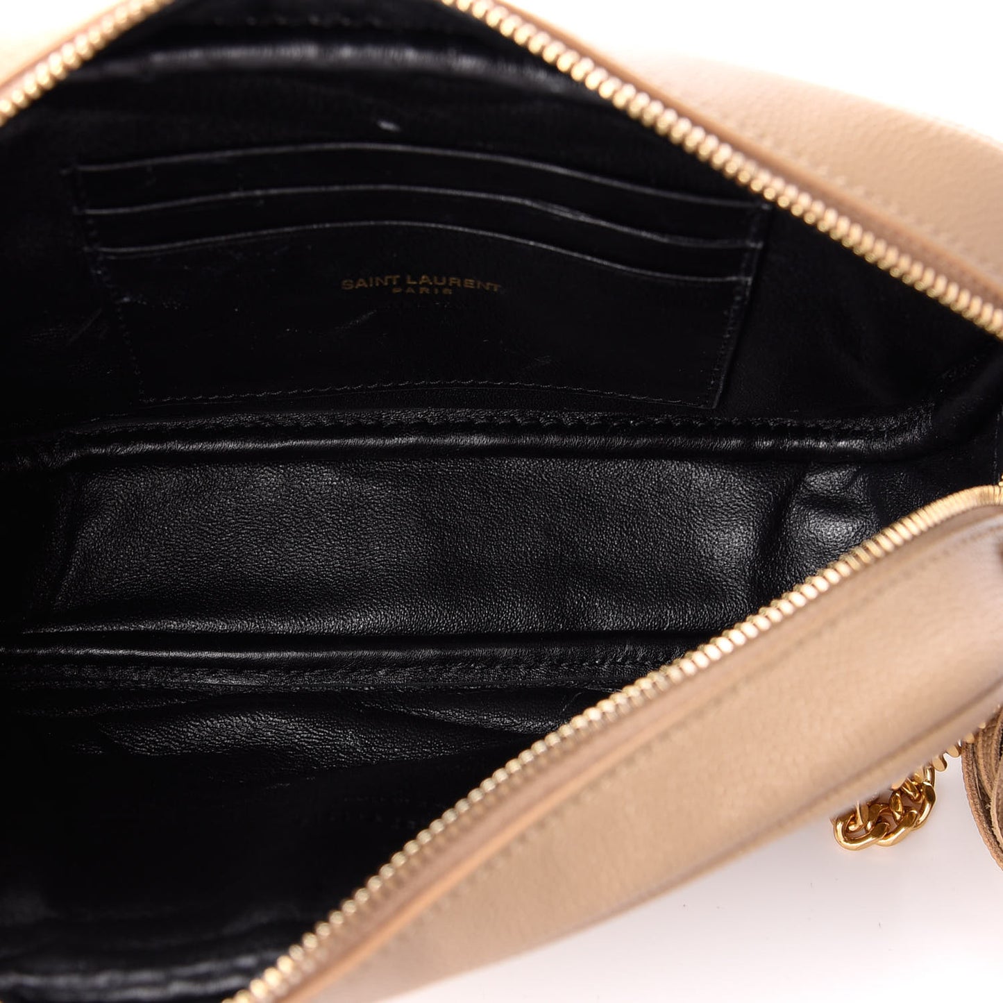 Grain De Poudre Matelasse Monogram Mini Lou Camera Bag Dark Latte