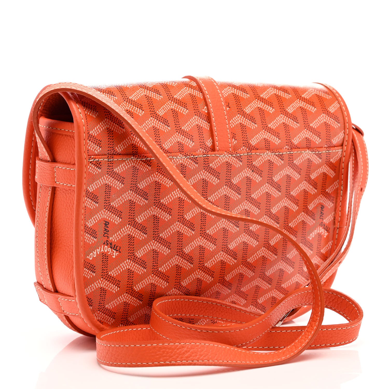 Goyard Goyardine Belvedere II PM Messenger Bag Orange 3 of 9