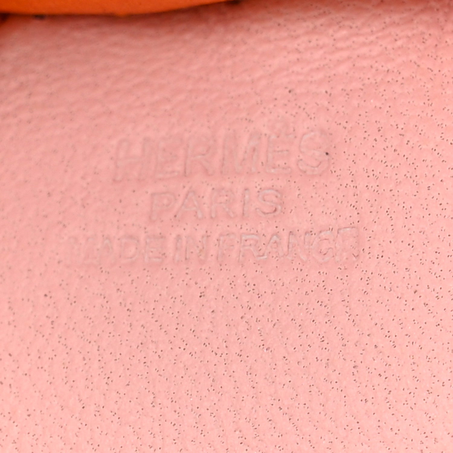 Hermes Milo Lambskin Grigri Rodeo Horse Bag Charm MM Rose Sakura Bougainvillea Orange 3 of 4