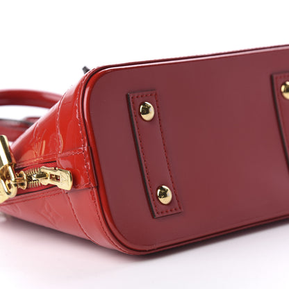 Louis Vuitton Vernis Alma BB Cherry 7 of 9