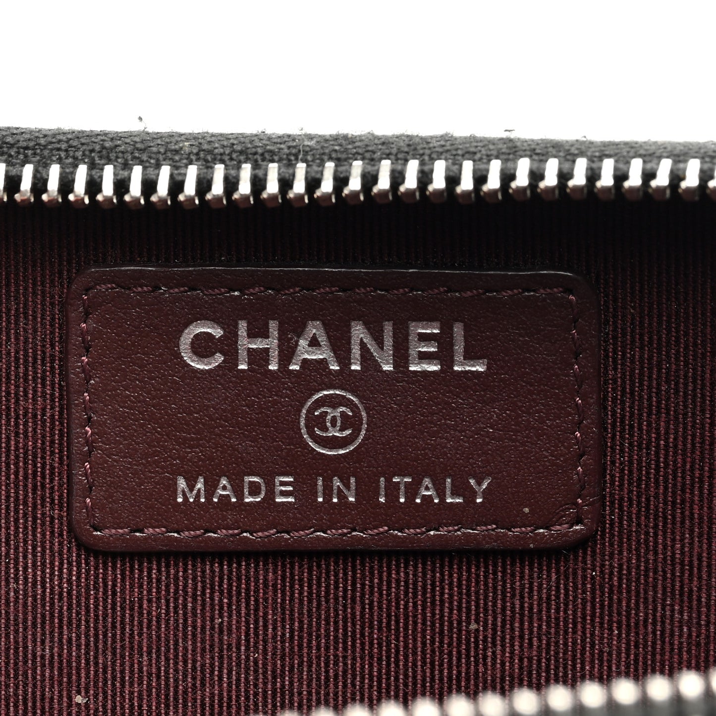 Caviar Quilted Zipped Key Holder Case Black