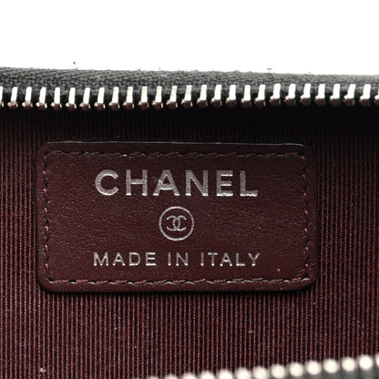 Chanel Caviar Quilted Zipped Key Holder Case Black 6 of 8