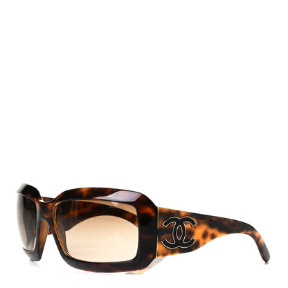 Chanel Oval Sunglasses 6022-Q Tortoise 1 of 5