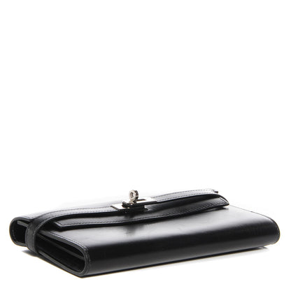 Hermes Box Kelly Longue Wallet Black 4 of 15