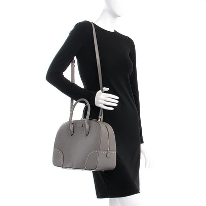 Gucci Calfskin Diamante Top Handle Bag Loess 2 of 8