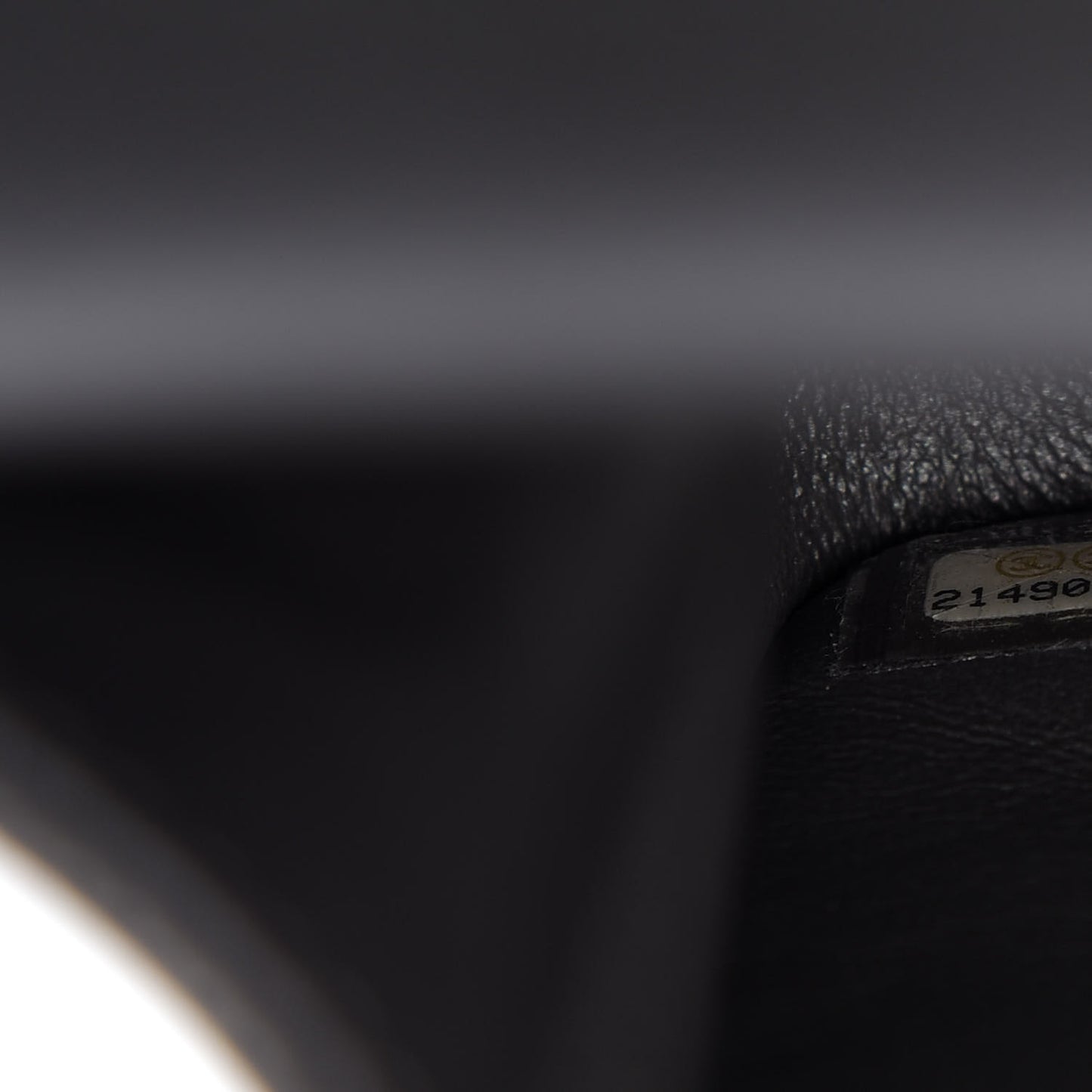 Metallic Caviar Quilted Jumbo Double Flap Dark Silver