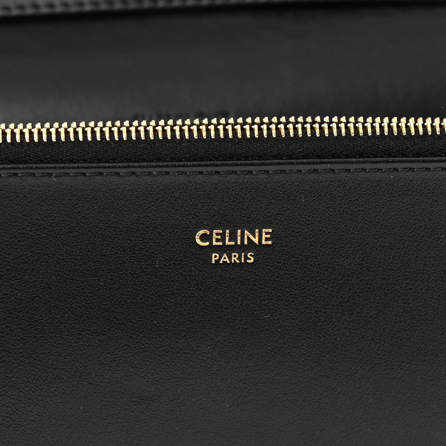 Celine Smooth Calfskin Tassels Wallet On Strap Black 6 of 11