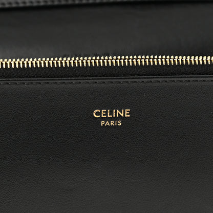 Celine Smooth Calfskin Tassels Wallet On Strap Black 6 of 11