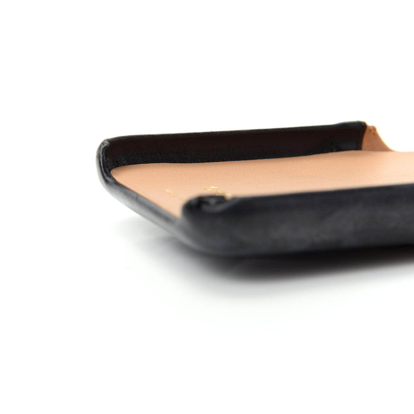 Lambskin Quilted CC iPhone XI Pro Case Beige Black