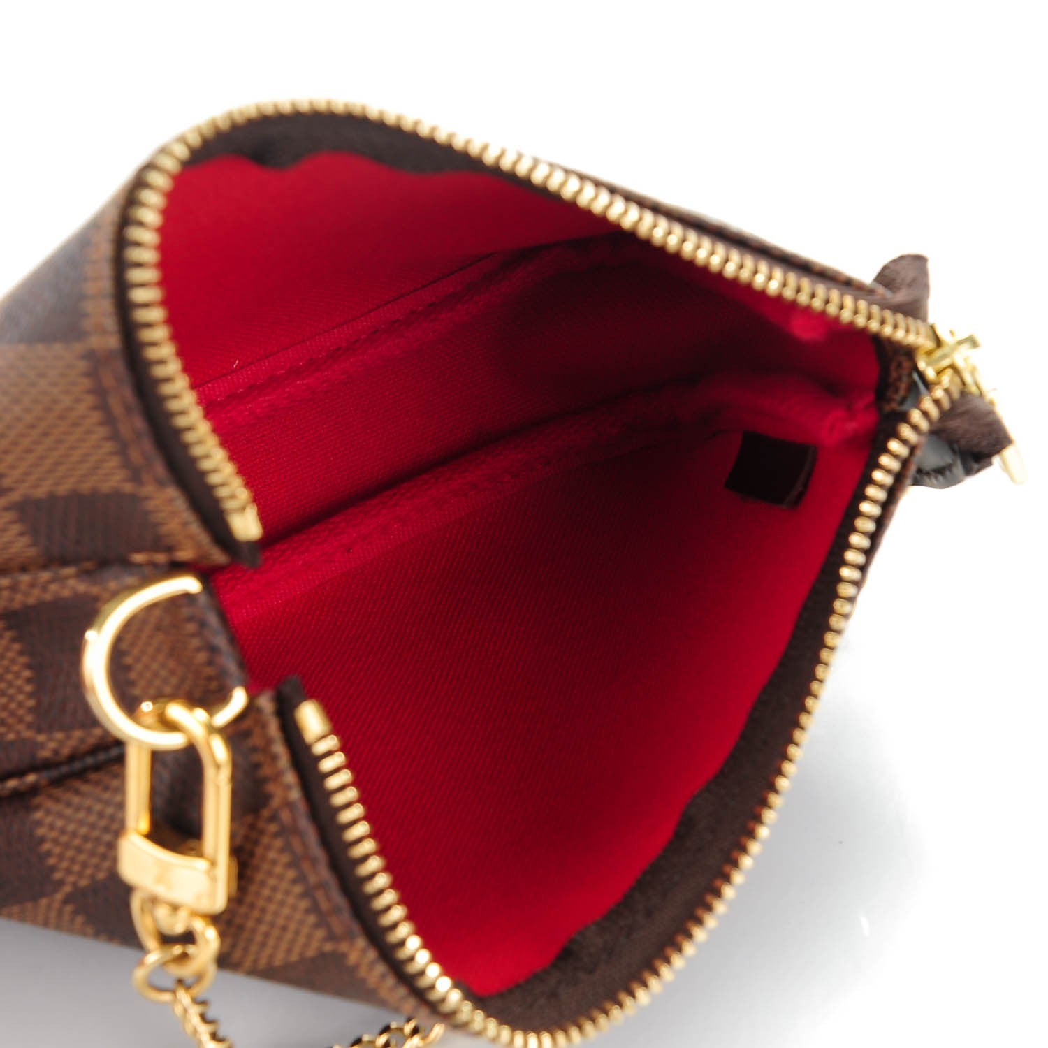 Louis Vuitton Damier Ebene Mini Pochette Accessories 5 of 7