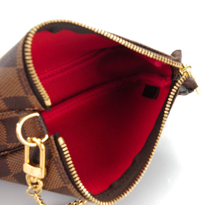 Louis Vuitton Damier Ebene Mini Pochette Accessories 5 of 7