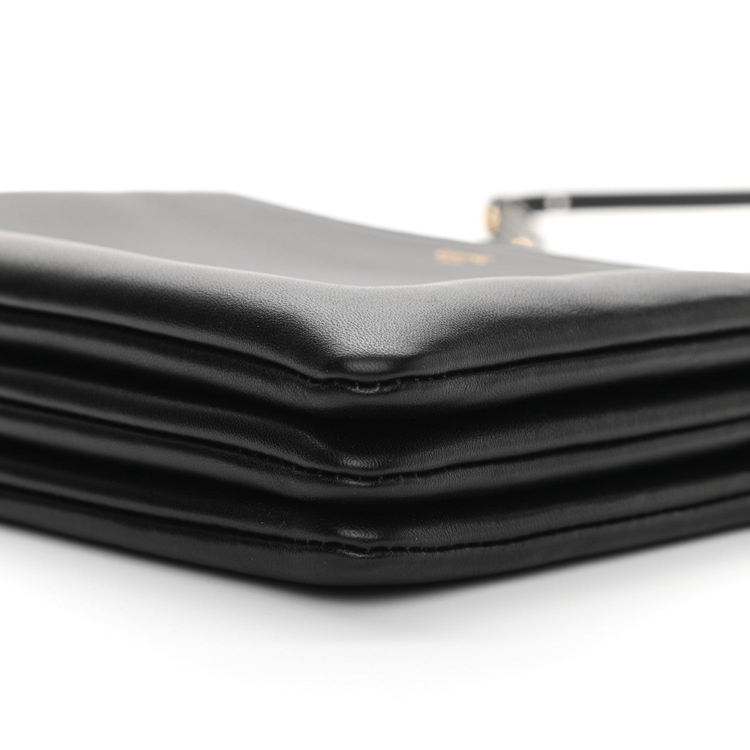 Celine Lambskin Small Trio Crossbody Bag Black 11 of 13
