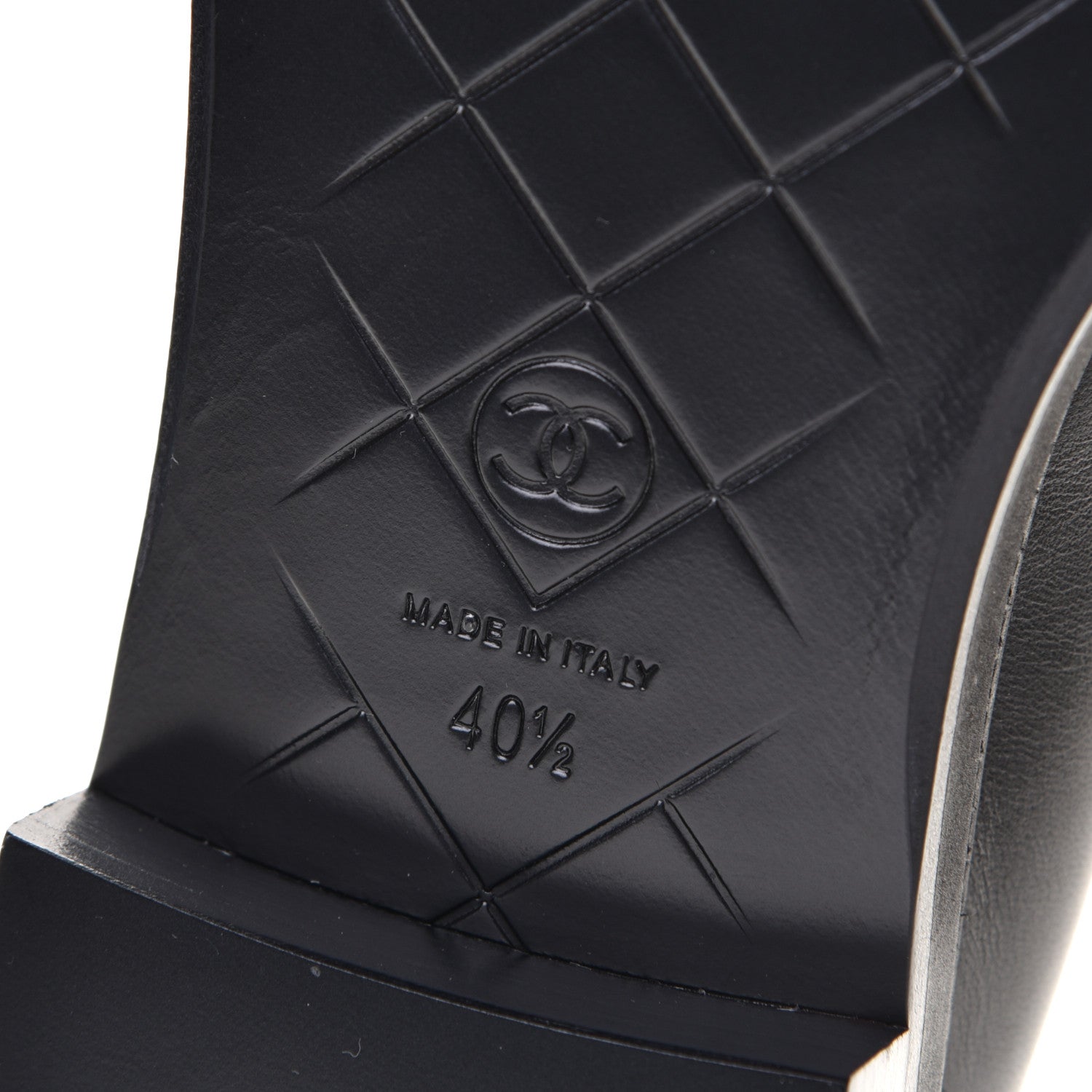 Chanel Lambskin Quilted CC Turnlock Loafers 40.5 Black 8 of 8