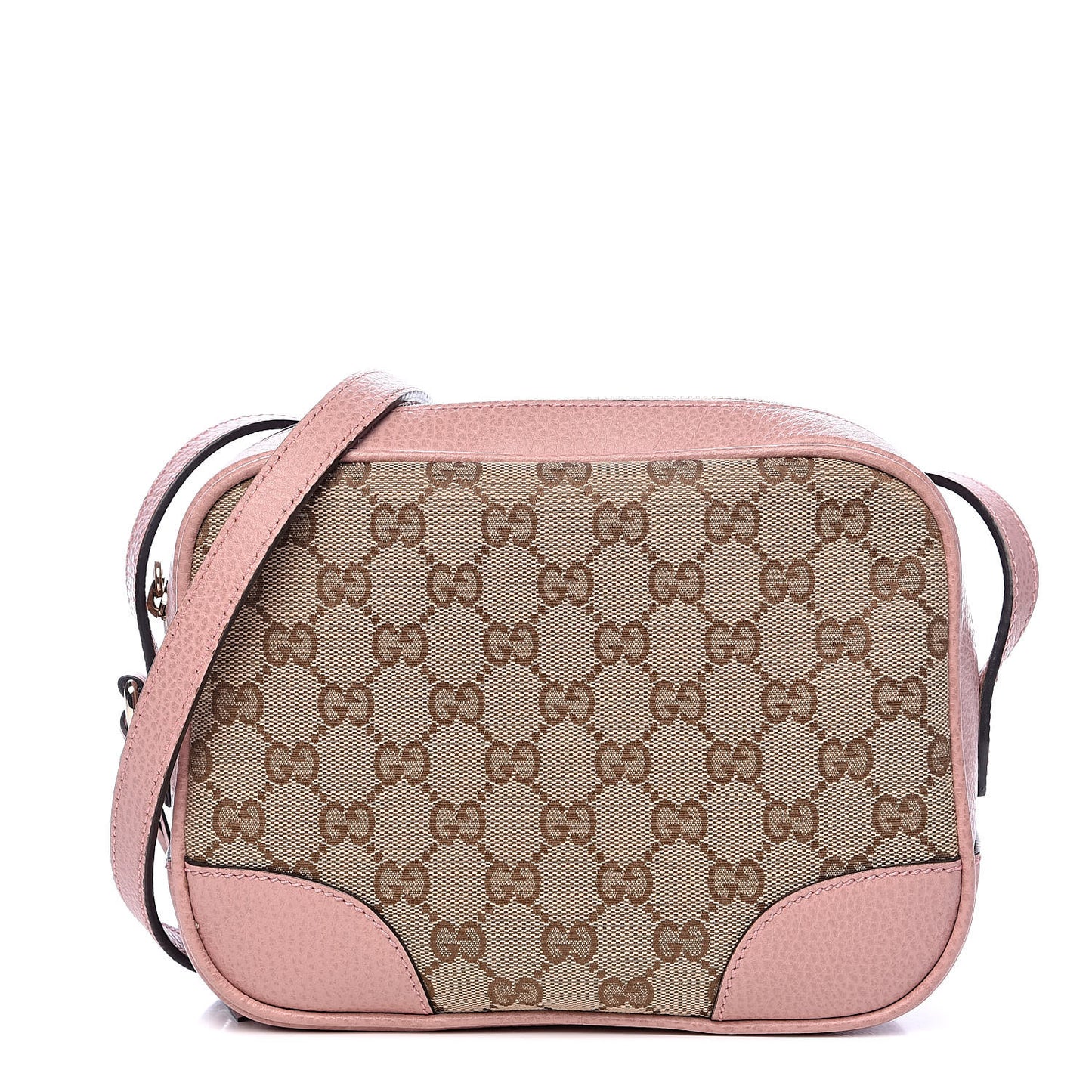 Monogram Mini Bree Messenger Bag Beige Soft Pink