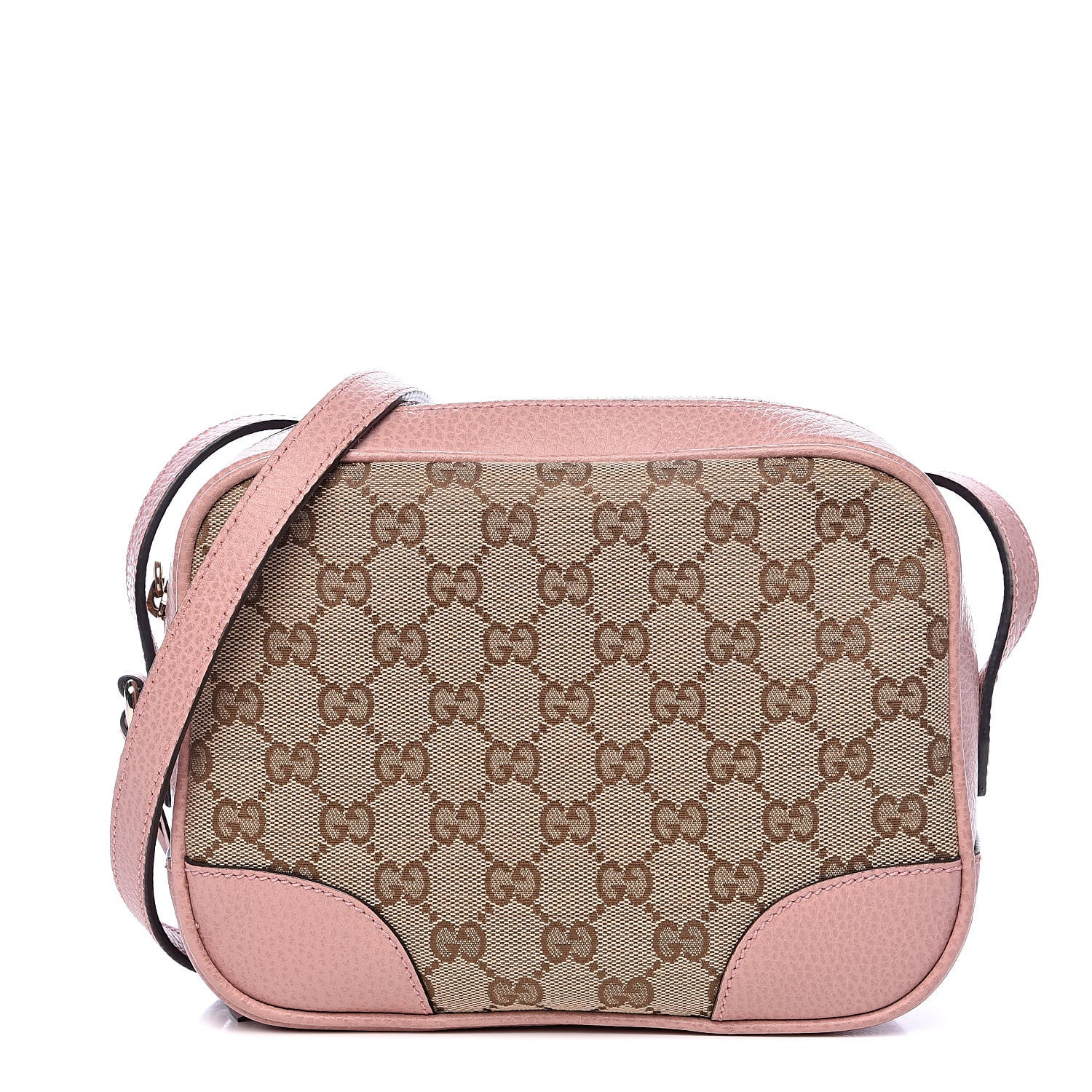 Gucci Monogram Mini Bree Messenger Bag Beige Soft Pink 1 of 9