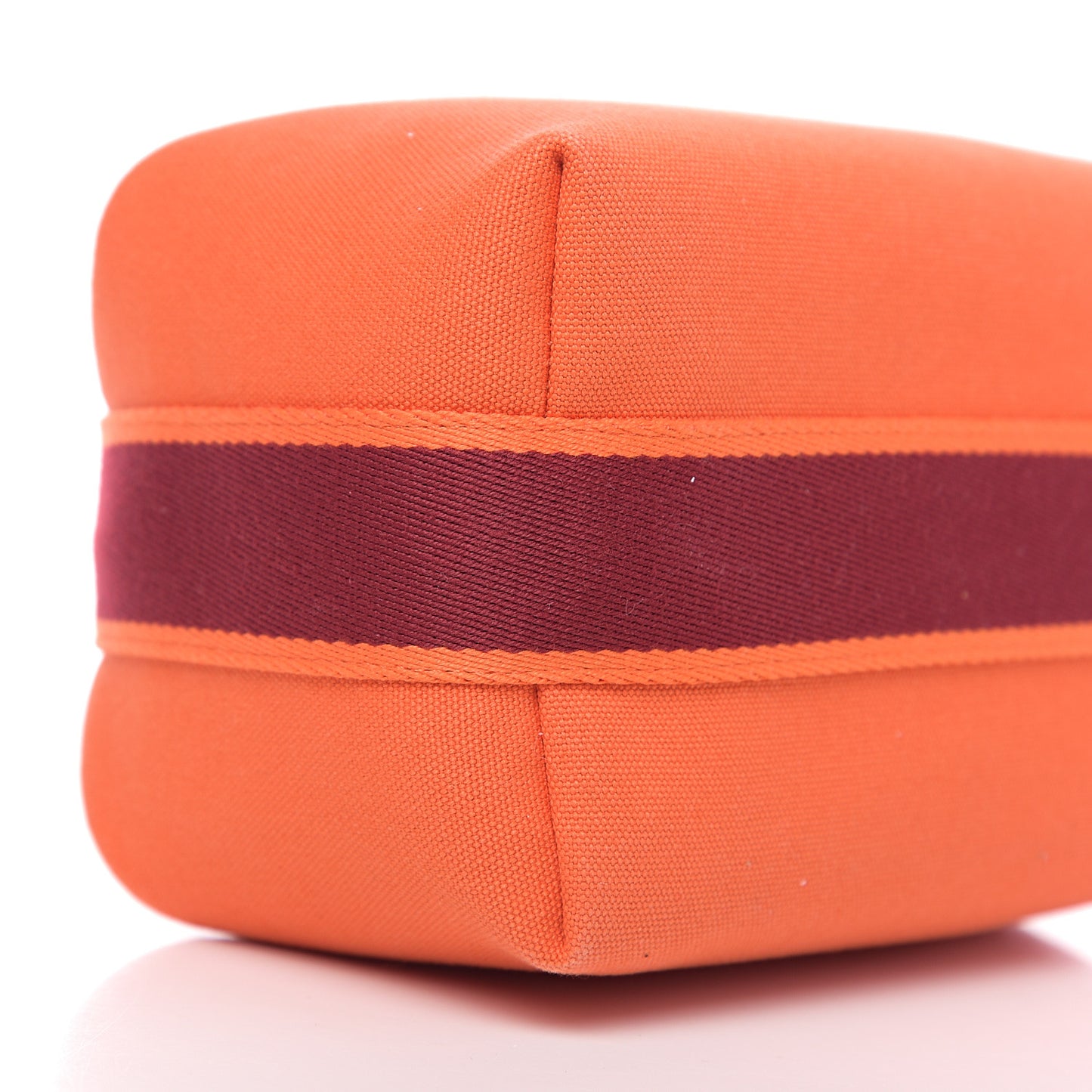 Canvas Small Bride-A-Brac Pouch Orange Burgundy