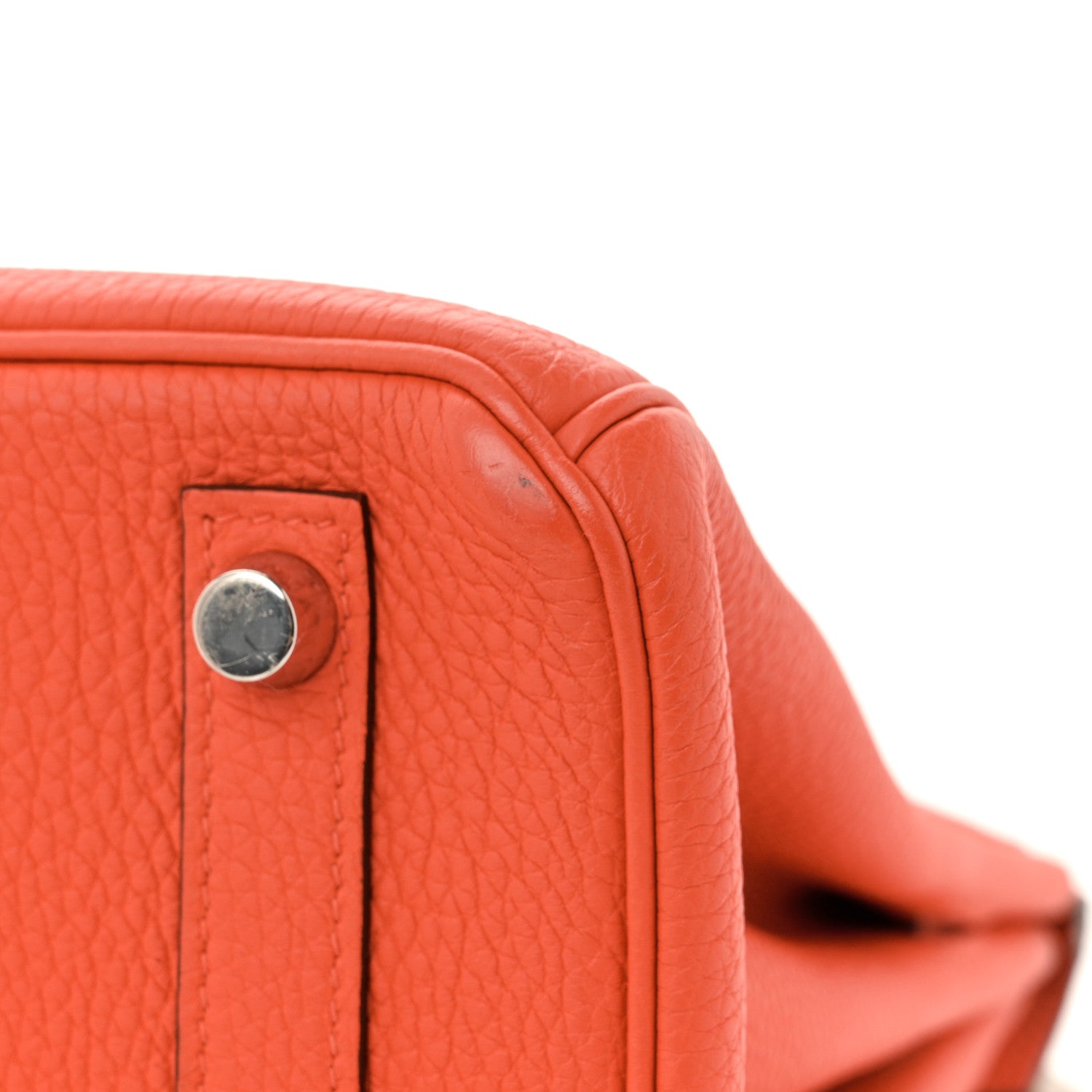 Hermes Togo Birkin 25 Orange Poppy 11 of 13