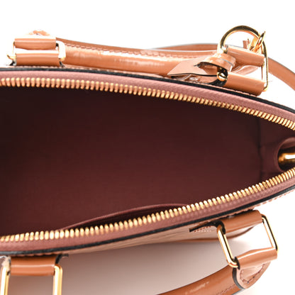 Louis Vuitton Vernis Alma BB Rose Velours 5 of 9