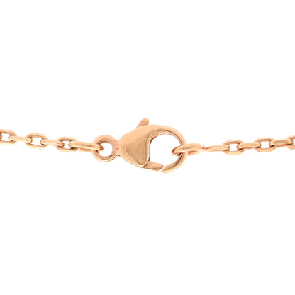 Hermes Lacquered Rose Gold Mini Pop H Pendant Necklace Orange 5 of 7