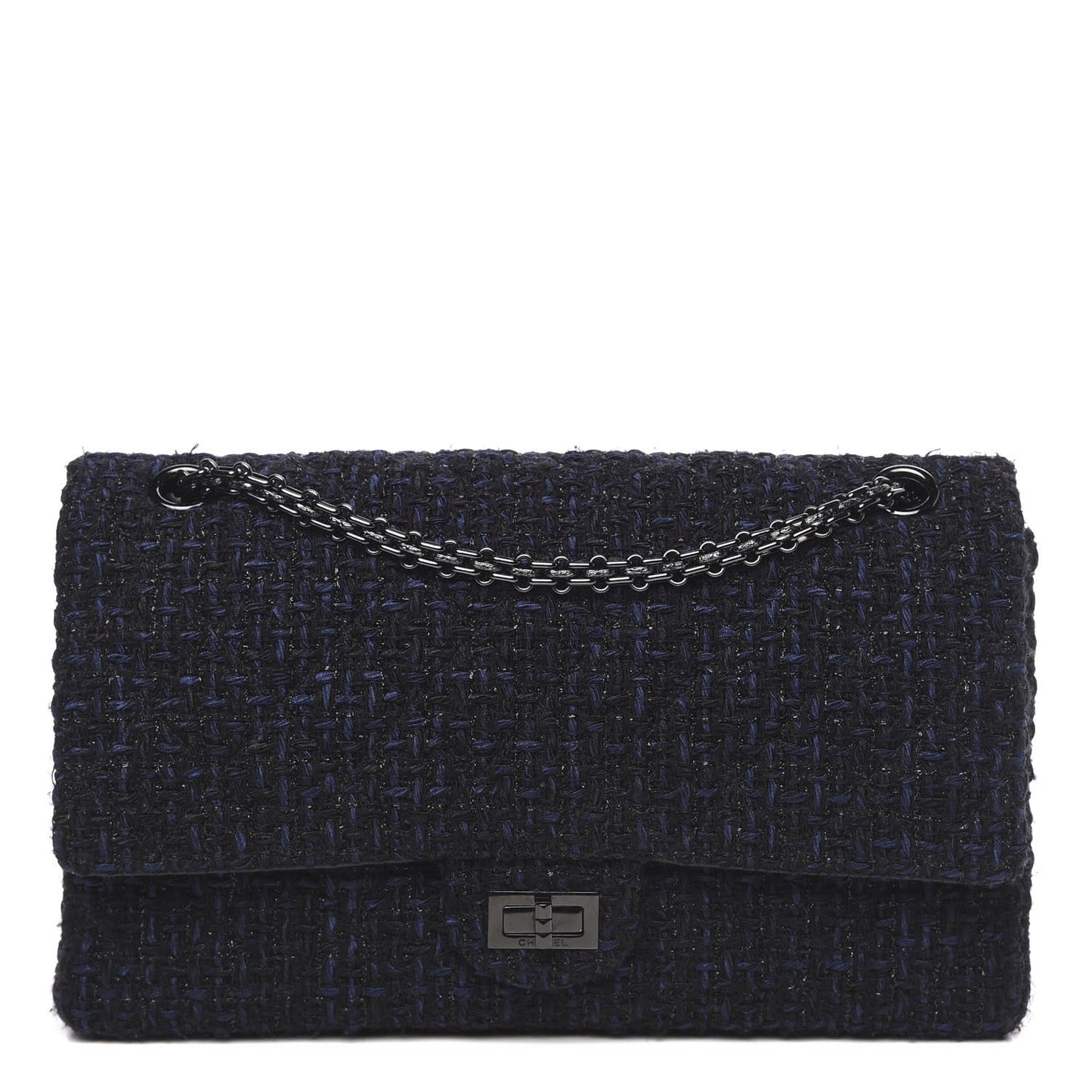 Tweed Quilted 2.55 Reissue 226 Flap Blue Black