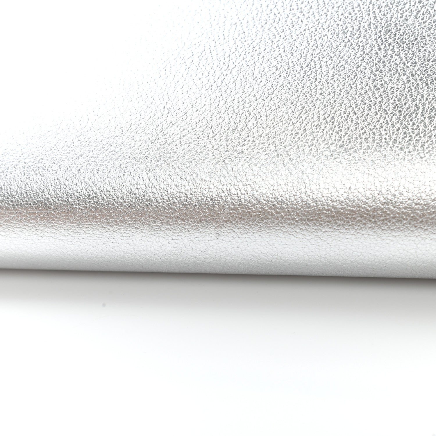 Saint Laurent Textured Metallic Calfskin Classic Monogram Cassandre Clutch Silver 8 of 11