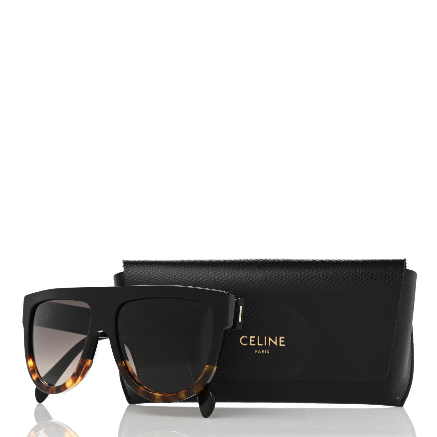 Celine Shadow Sunglasses CL 4001IN Black Havana 8 of 8