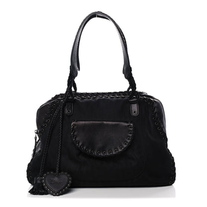 Christian Dior Monogram Ethnic Shoulder Bag Black 1 of 12