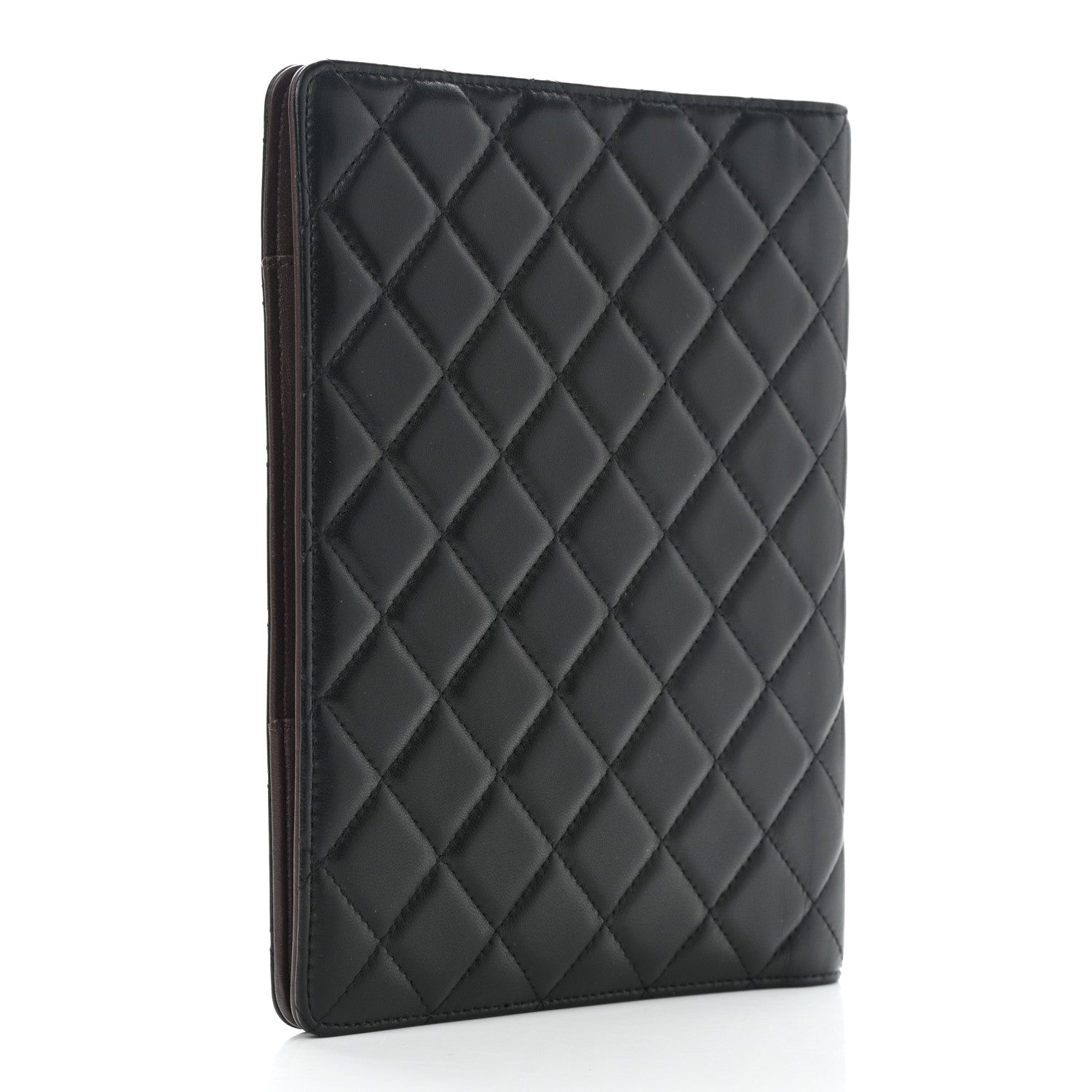 Chanel Lambskin Quilted Large Agenda Cover Black 3 of 10