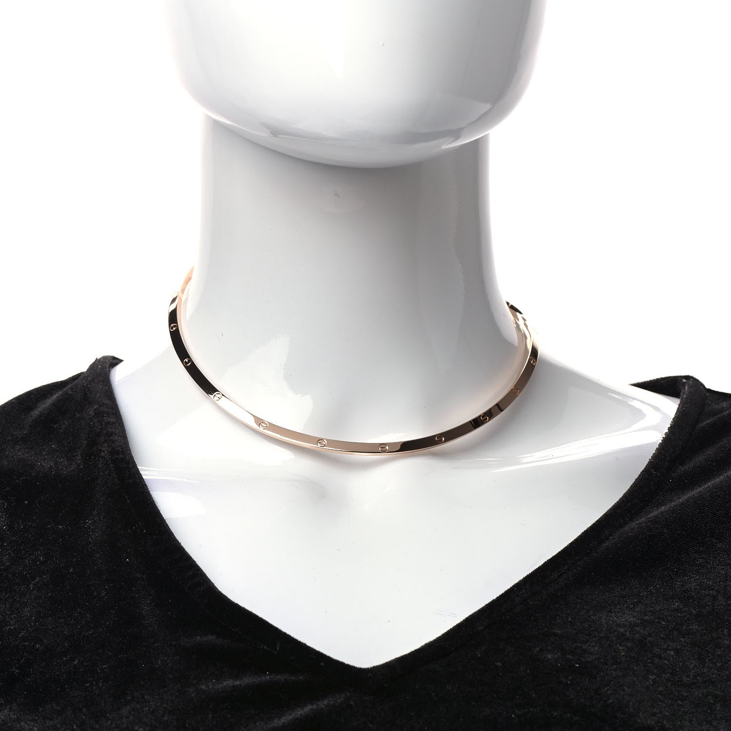 Cartier 18K Pink Gold LOVE Necklace 2 of 4